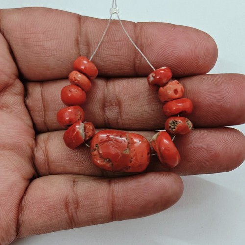 Perline corallo vintage - perline,