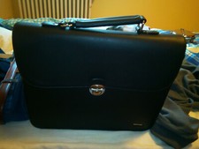 Borsa cartella porta documenti portadocumenti Carpisa similpelle nera nuova nero