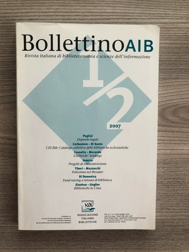 Bollettino aib 2 vol 47 - -, vol.47