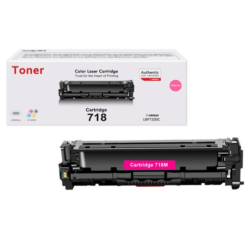 Toner magenta per canon 718m - 1,