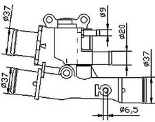 VALVOLA TERMOSTATO FIAT DOBLO