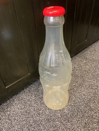 Large plastic coca cola - large, (2')
