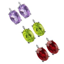 Set 3 paia orecchini 3,50 ct