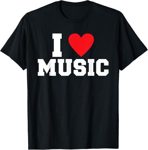 Maglietta love music lover - maglietta,