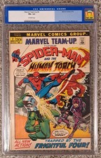 Marvel Team-Up #2 CGC 6.5 OW pgs 1972 Spider-Man Torcia Umana Sandman Spaventoso 4