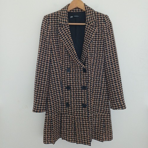 Zara blazer vestito quadri - zara, a