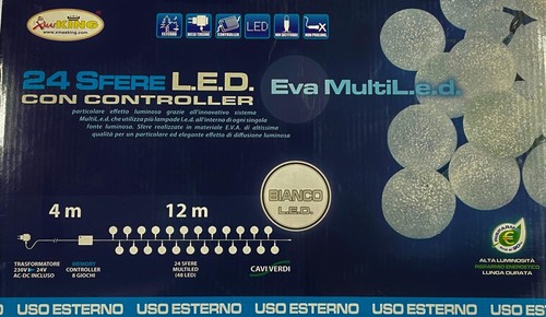 Luci natale sfere - luci, di