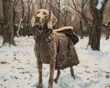 Weimaraner Invernale