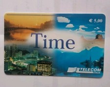 CARTA TELEFONICA INTERNAZIONALE TIME -TELECOM ITALIA-€ 5,00 