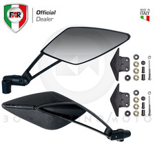 COPPIA SPECCHIETTI RETROVISORI DA MANUBRIO FAR VIPER 8 PER YAMAHA T-MAX TMAX 530
