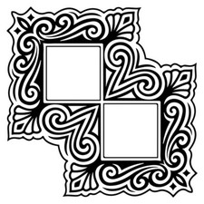 Adesivo decalcomania vinile bordo foto fantasia per porta a parete salotto casa cucina