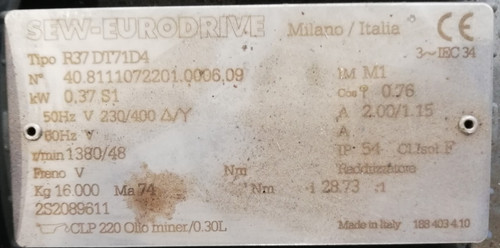 Sew r37 dt71d4 37 - 0,37, s1