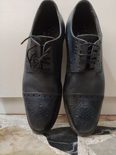 Scarpe usate1volta, da uomo eleganti blu in cuoio liscio Varese