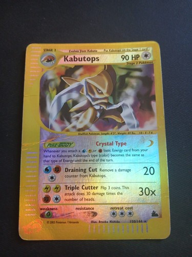 Pokemon tcg kabutops 150 144 - pokemon,