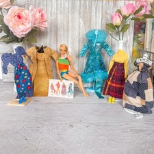 Lotto vestiti vintage Barbie 1968 TNT bionda Stacey e mod Maxi N Midi Golden Glory