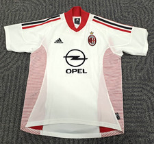 MAGLIA AWAY AC MILAN 2002-2003: #11 RIVALDO: ADULTO TAGLIA S: ADIDAS/OPEL LOOK RARO