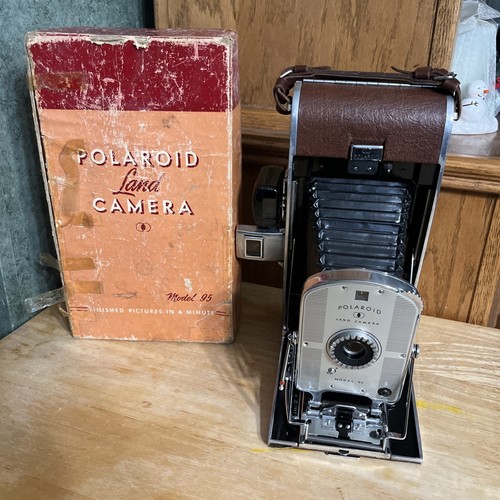 Vintage polaroid land camera - vintage,