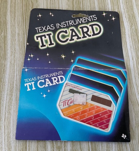 Vintage credit card sized - ti,