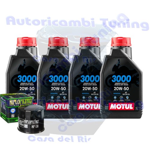 Kit tagliando olio motul - tagliando, 3000