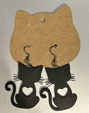Orecchini Gatto con Cuore, in