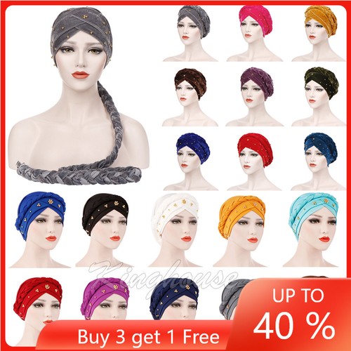 Cappello hijab donna - , treccia