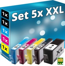 5x CARTUCCE CHIP PER HP-364XL