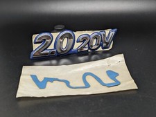 COMPATIBILE FIAT 2.0 20V 20 V LOGO EMBLEMA FREGIO STEMMA SCRITTA TARGHETTA BADGE