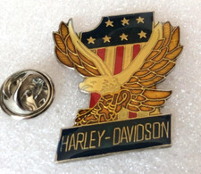pin's  vintage Harley Davidson number 1