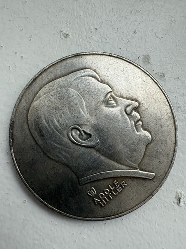 Adolf hitler medal coin - adolf,
