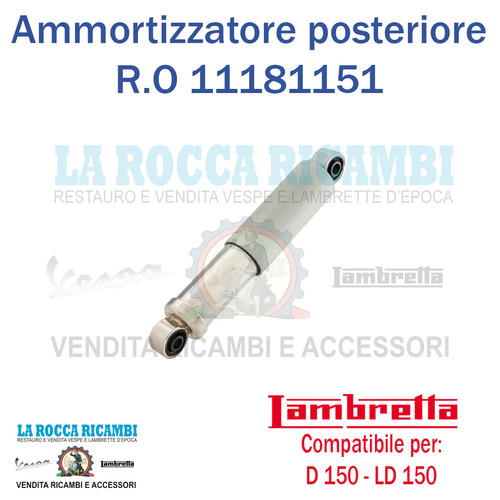 Ammortizzatore posteriore - ammortizzatore,