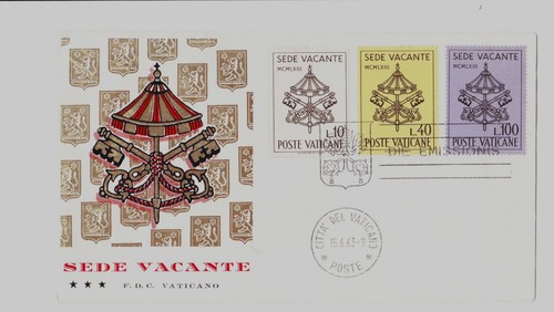 Fdc vatican 1963 - fdc,