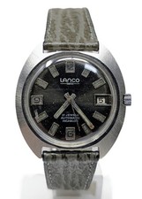 Orologio Lanco swiss automatic watch vintage swiss made stainless steel clock