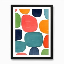 Quadro acquerello colorato con