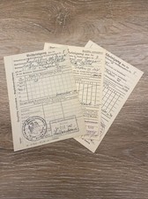 Pagella Scolastica Tedesca Terzo Reich WW2 1939-40