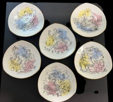 6 preziosi piatti vintage