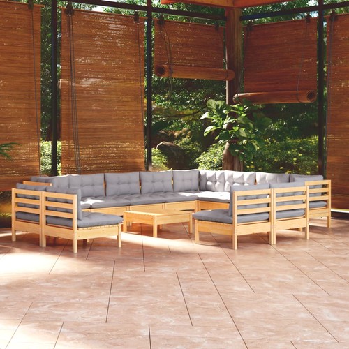 Set divani legno pino da - in,