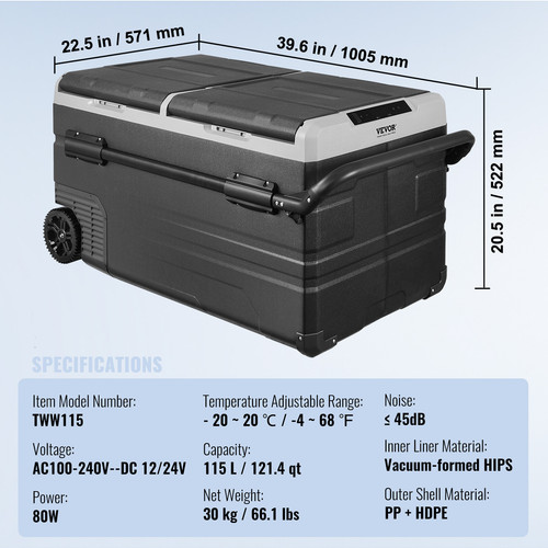 Vevor congelatore per auto - vevor,