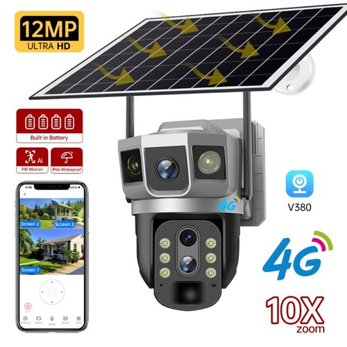 Telecamera ptz solare 6k - telecamera,