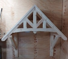 Baldacchino porta in legno