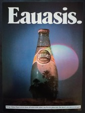Pubblicita'Advertising Werbung Vintage Originale PERRIER Eauasis acqua 1985(A14)