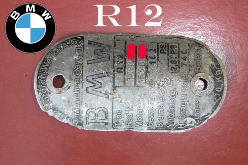 Targa bmw anno 1935 - r,