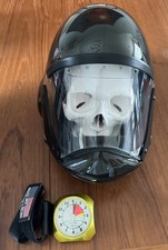 Casco militare paracadutismo BONEHEAD fibra di carbonio COMPOSITI altimetro GALASSIA
