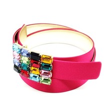 Cintura Roger Vivier rosa raso