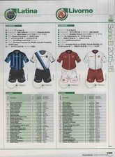 GUERIN SPORTIVO SERIE B 2015/16 - FOGLIO CALCIO ITALIA - LATINA LIVORNO MODENA