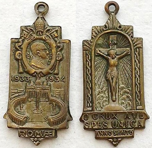 Medaglia medaglietta pio - medaglietta, xi