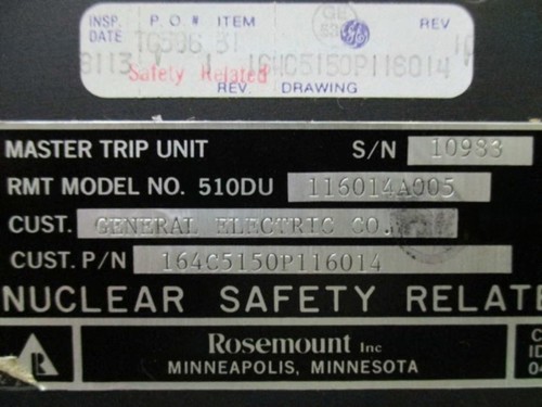 Rosemount 510du 116014a005 - rosemount, 510du-116014a005