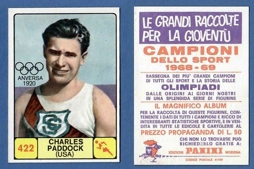 Figurina campioni dello sport - figurina,