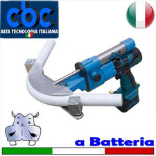 Curvatubi idraulica a batteria Piegatubi 7 forme (10-12-14-16-18-20-22) – 3 c...