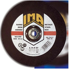 DISCO ABRASIVO PER TRONCATRICE TAGLIO FERRO METALLO mm 300x2,8x25,4 IMA ABRASIVI