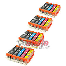 KIT 20 CARTUCCE XL PER CANON PIXMA iP7200 iP7250 iX6850 MX725 MX925